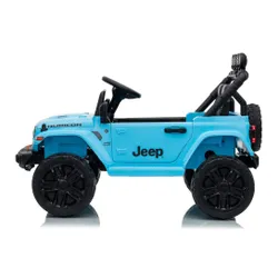 Auto Na Akumulator Jeep Rubicon 2X200W 24V Eva Skóra LED Pilot Radio MP3