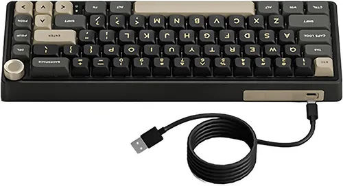 Klawiatura ROYAL KLUDGE R65 RGB Chartreuse Switch Czarno-brązowy