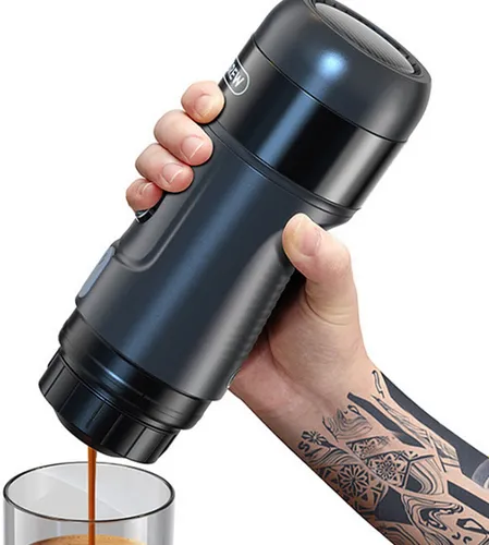 Ekspres do kawy na kapsułki HIBREW H4A kompatybilny z kapsułkami Nespresso Bezprzewodowy