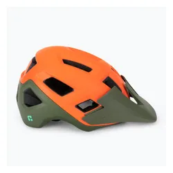 Kask rowerowy Lazer Coyote KinetiCore matte orange/green