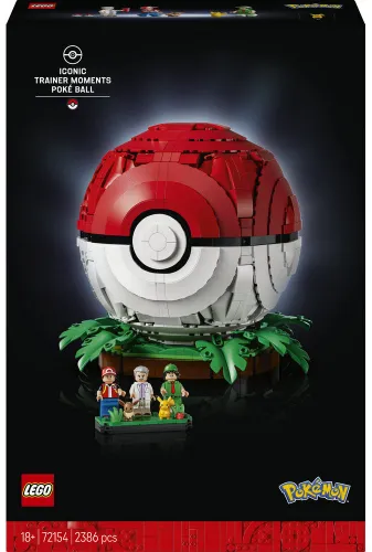 LEGO 72154 Pokémon Kultowy Pokéball z Trenerami