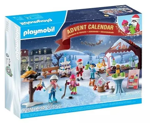 Набор фигурок Playmobil 71472 Рождественский рынок - адвент-календарь