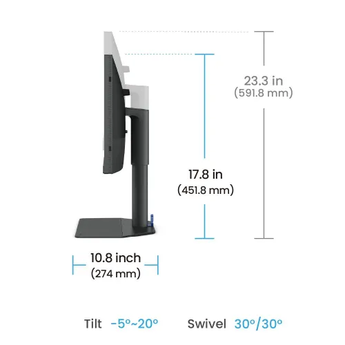 Monitor BenQ SW242Q 24" 2K IPS 60Hz 5ms Fotograficzny