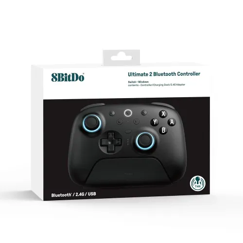 Pad 8BitDo Ultimate 2 Bluetooth Controller do Nintendo Switch / Switch 2 Bezprzewodowy Czarny