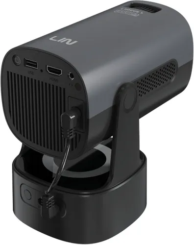 Projektor LIN Smart Travel One LP-K220 (1280x720), 110 ANSI lumen, Wi-Fi, Bluetooth, Wbudowana bateria