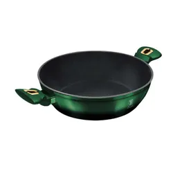 Garnek tytanowy niski 3.8L 28cm BERLINGER HAUS Metallic Line Emerald BH-6060