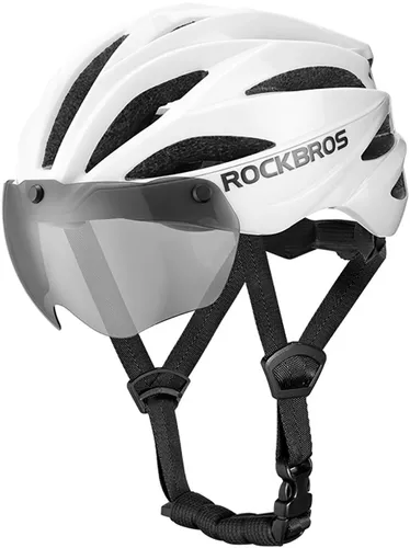 Kask rowerowy ROCKBROS 8386824304060 Biały Szosowy (rozmiar 58-62)