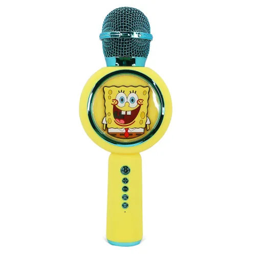 Mikrofon z głośnikiem Bluetooth OTL Technologies Karaoke SPONGEBOB 5W Żółty