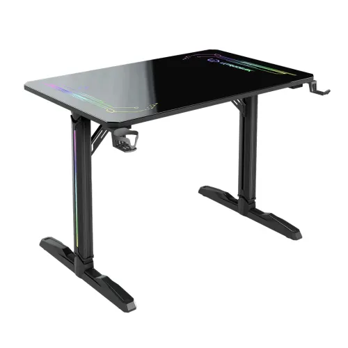 Biurko Ultradesk FREEZE V2 109cm Czarny