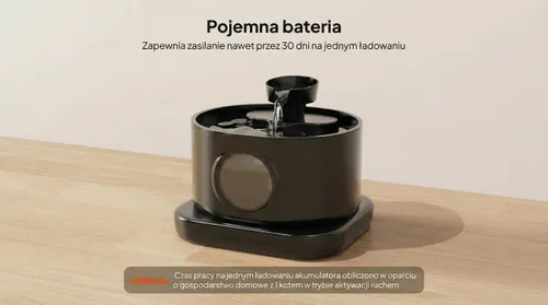 Poidełko bezprzewodowe fontanna dla kota i psa z czujnikiem ruchu SAVE B-9