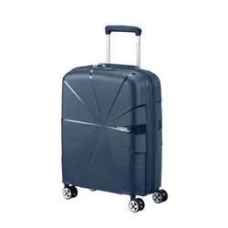 Маленький расширяемый чемодан American Tourister StarVibe-navy