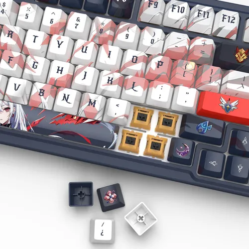 Klawiatura mechaniczna Redragon K686AK RGB PRO EISA Niebiesko-biały