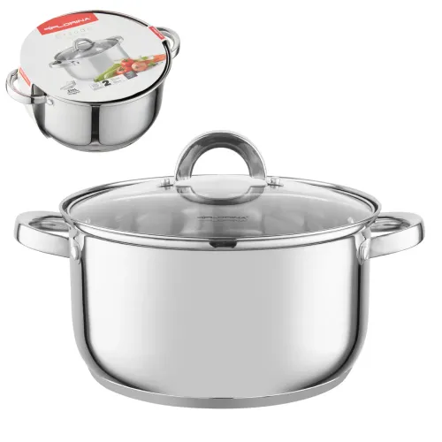 Garnek ze stali nierdzewnej z pokrywką FLORINA CLAUDE 6,1 l