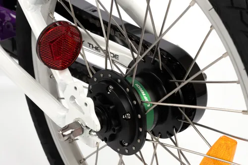 Rower dziecięcy KARBON Superlight Automatic 18 cali dla chłopca Fioletowy