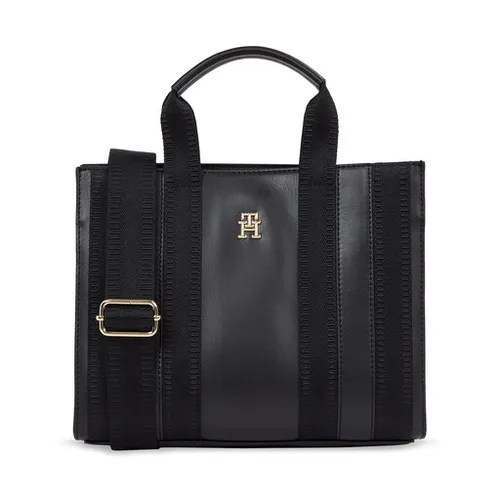 Сумка Tommy Hilfiger Th Identity Small Tote AW0AW15575 Black BDS