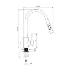 Bateria DEANTE Luno BOC 5740 Beż/Stal