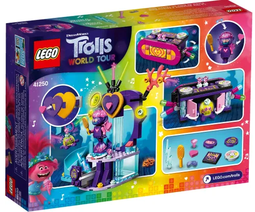LEGO Trolls World Tour Impreza techno na rafie 41250