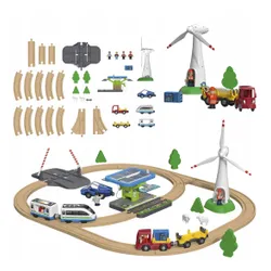 Zestaw kolejki Playtive POLE ODNAWIALNEJ ENERGII