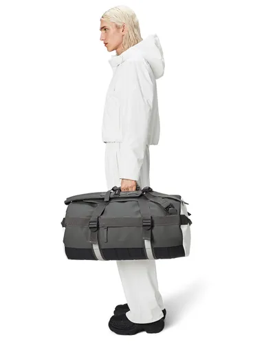 Средняя дорожная сумка Rains Texel Duffel W3-grey mix