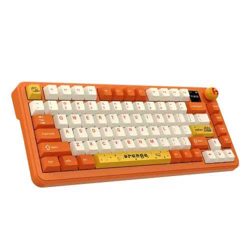 Klawiatura mechaniczna Ajazz AK820 MAX Plus Avocado Switch Pomarańczowy