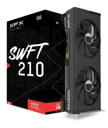 Karta graficzna XFX Radeon RX 7600 XT SPEEDSTER SWFT 210 16GB GDDR6 128bit FSR