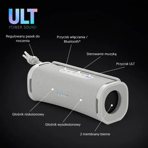 Głośnik Bluetooth Sony ULT Field 1 SRS-ULT10W Biały