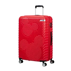 Большой чемодан American Tourister Mickey Clouds - classic red