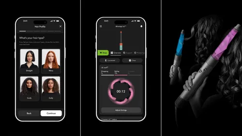 Suszarko-lokówka Dyson Airwrap i.d Straight+Wavy 601848-01 1300W Jonizacja Zimny nawiew Średnica szczotki 40mm 3 poziomy temperatury