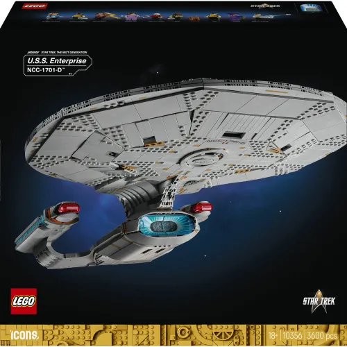 LEGO 10356 Icons Star Trek: U.S.S. Enterprise NCC-1701-D