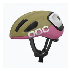 Kask rowerowy POC Amidal olivine green matt/thulite pink matt