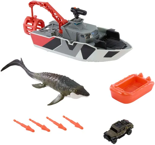 Łódź MATCHBOX Jurassic World Mozazaur JGG61