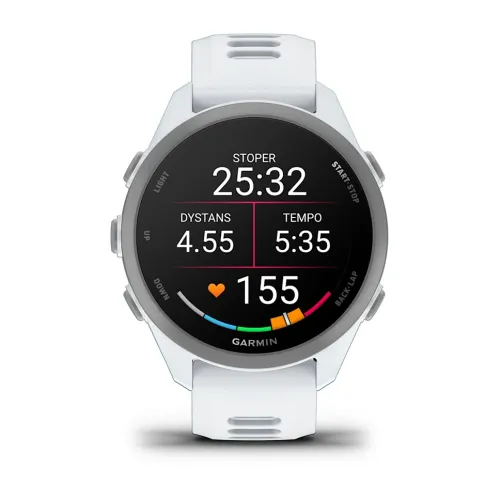 Smartwatch Garmin Forerunner 170 43mm GPS Biały
