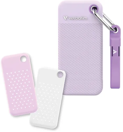 Dysk VERBATIM Pocket 1TB SDD Biało-fioletowy