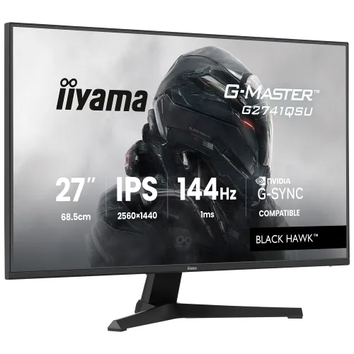 Monitor iiyama G-Master Black Hawk G2741QSU-B1 27" 2K IPS 144Hz 1ms MPRT Gamingowy