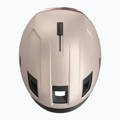 Kask rowerowy z kierunkowskazami ABUS Hyp-E champagne gold