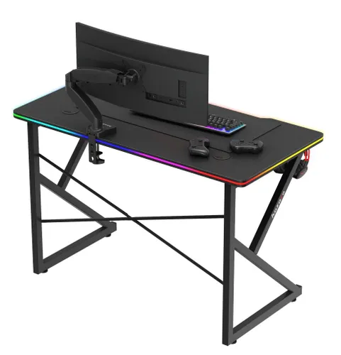 Biurko gamingowe HUZARO Hero 1.7 RGB Czarny