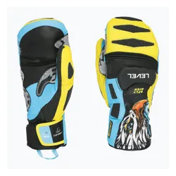 Rękawice narciarskie Level SQ CF Mitt yellow/blue