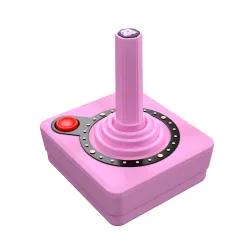 Joystick Atari CX40+ Pac-Man Edition do Atari 2600+ / 7800+ Bezprzewodowy Różowy