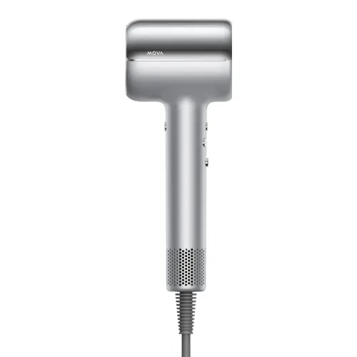Suszarka do włosów Mova Shine 20 Jonizacja Zimny nawiew 1800W 3 prędkości 4 temperatury Srebrny