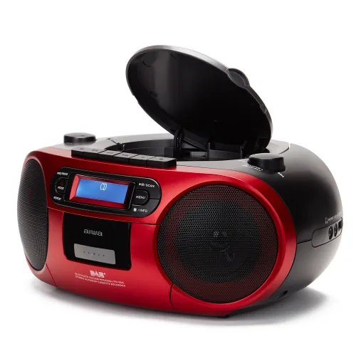 Radiomagnetofon Aiwa Boombox BBTC-660DAB/RD Bluetooth DAB+ Czerwony