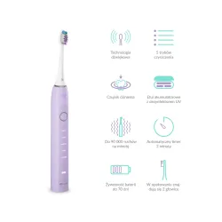Szczoteczka soniczna TrueLife SonicBrush Clean70 UV Fioletowy