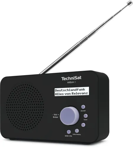 Radioodbiornik TechniSat VIOLA 2 Radio FM DAB+ Czarny