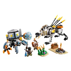 LEGO Klocki Horizon 77037 Aloy i Varl kontra krabołaz i piłoząb