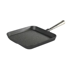 SKEPPSHULT Chefs Selection Grill Carre 24 x 24 cm czarna - patelnia grillowa żeliwna
