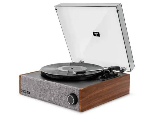 Gramofon Victrola Eastwood LP VTA-78-WLN-INT Manualny Napęd paskowy Bluetooth Orzech