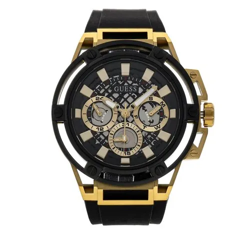 Guess Matrix saati GW0423G2 SİYAH / ALTIN