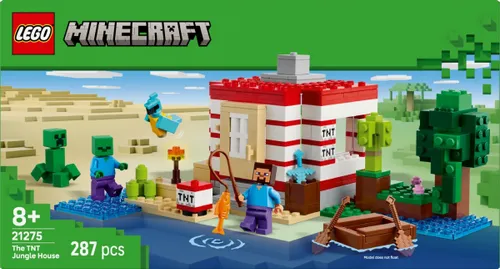 LEGO Klocki Minecraft 21275 Dom TNT w dżungli