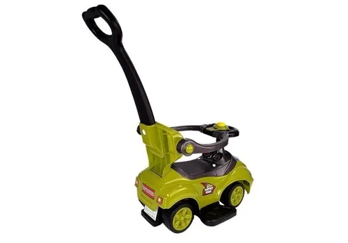 Jeździk Pchacz Samochodzik Autko Dla Malucha Mega Car 3W1 Schowek Barierki