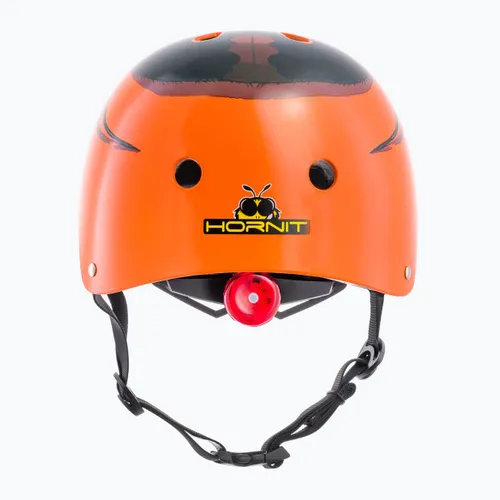 Kask rowerowy dziecięcy Hornit Spider orange/black