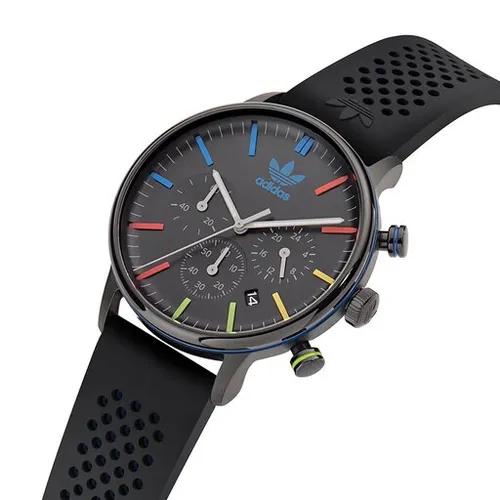 Adidas Originals Code One Chrono Watch Aosy23021 Black